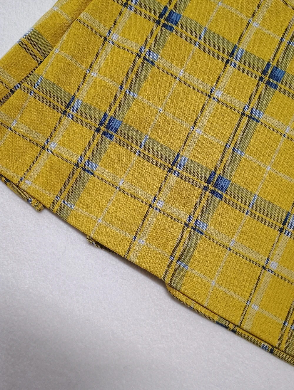 SO Yellow Plaid Tank Dress Women's 2XL - Picture 5 of 6